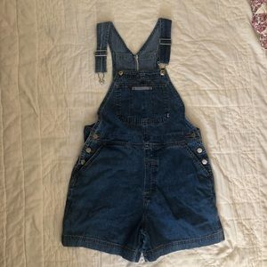 Old Navy Denim Overall Shorts